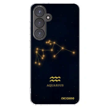 Picasee silikónový prehľadný obal pre Samsung Galaxy S24 FE S721B - AQUARIUS