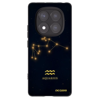 Picasee silikónový čierny obal pre Xiaomi Redmi Note 14 Pro+ 5G - AQUARIUS