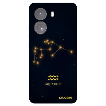 Picasee silikónový čierny obal pre Xiaomi Poco X7 - AQUARIUS