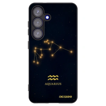 Picasee silikónový čierny obal pre Samsung Galaxy S25 5G - AQUARIUS