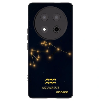 Picasee silikónový čierny obal pre Honor Magic7 Lite 5G - AQUARIUS