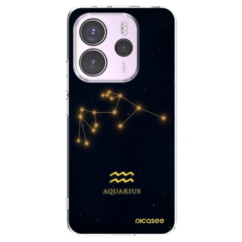 Picasee silikónový prehľadný obal pre Xiaomi Redmi Note 14 4G - AQUARIUS