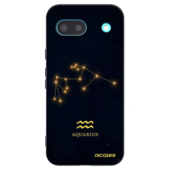 Picasee silikónový čierny obal pre Google Pixel 8a - AQUARIUS