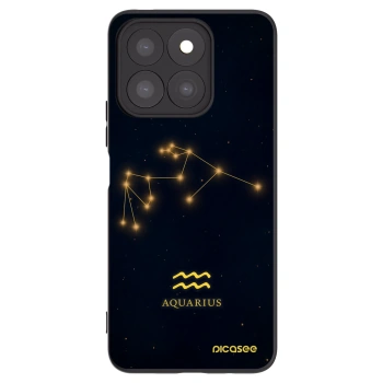 Picasee silikónový čierny obal pre Honor X8c - AQUARIUS