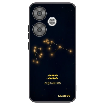 Picasee silikónový čierny obal pre Xiaomi Poco F6 - AQUARIUS