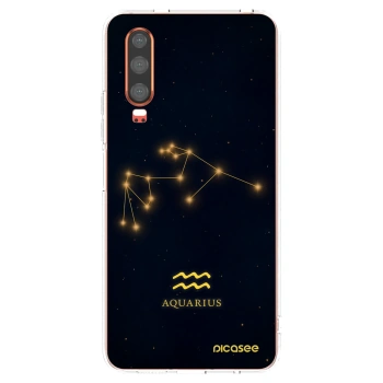 Picasee silikónový prehľadný obal pre Huawei P30 - AQUARIUS