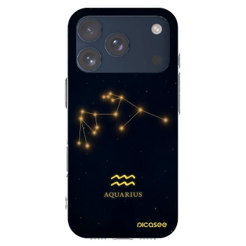 Picasee silikónový prehľadný obal pre Apple iPhone 17 Pro - AQUARIUS