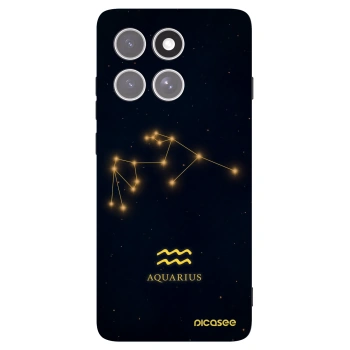 Picasee silikónový čierny obal pre Motorola Edge 60 Pro - AQUARIUS