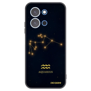 Picasee silikónový čierny obal pre Xiaomi Redmi 15C 4G - AQUARIUS