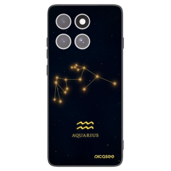 Picasee silikónový čierny obal pre Motorola Edge 60 Fusion - AQUARIUS