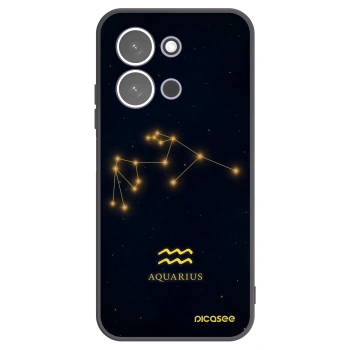 Picasee silikónový čierny obal pre Xiaomi Redmi 15C 5G - AQUARIUS