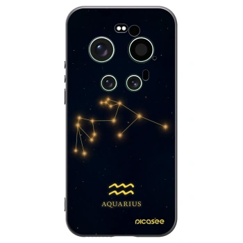 Picasee silikónový čierny obal pre Xiaomi 17 Ultra - AQUARIUS