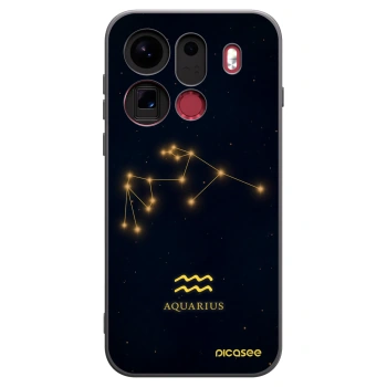 Picasee silikónový čierny obal pre OPPO Find X9 Pro - AQUARIUS