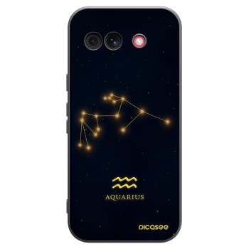 Picasee silikónový čierny obal pre Google Pixel 10a - AQUARIUS