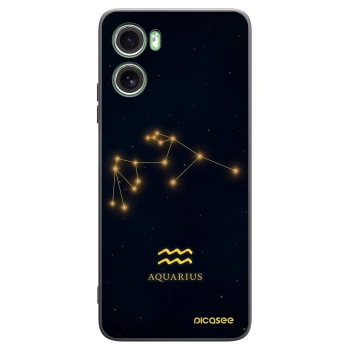 Picasee silikónový čierny obal pre Motorola Moto G06 - AQUARIUS