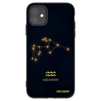 Picasee silikónový čierny obal pre Apple iPhone 11 - AQUARIUS