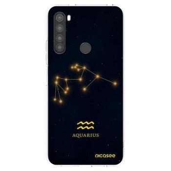 Picasee silikónový prehľadný obal pre Xiaomi Redmi Note 8 - AQUARIUS