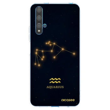 Picasee silikónový prehľadný obal pre Huawei Nova 5T - AQUARIUS