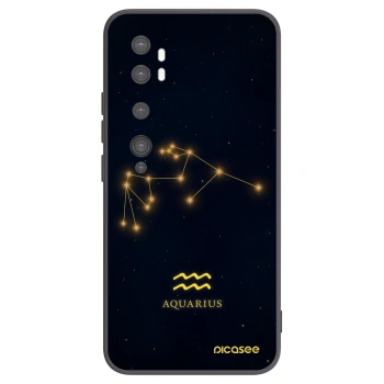 Picasee silikónový čierny obal pre Xiaomi Mi Note 10 (Pro) - AQUARIUS