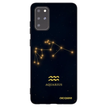 Picasee silikónový čierny obal pre Samsung Galaxy S20+ G985F - AQUARIUS