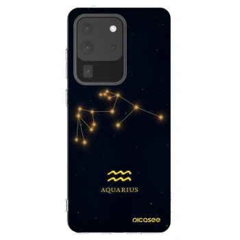 Picasee silikónový prehľadný obal pre Samsung Galaxy S20 Ultra 5G G988F - AQUARIUS