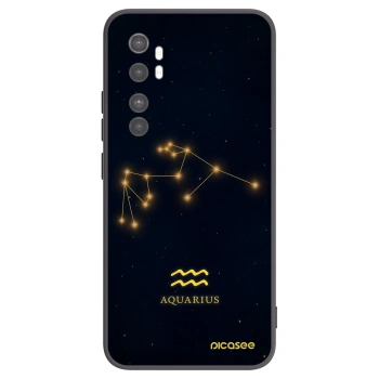 Picasee silikónový čierny obal pre Xiaomi Mi Note 10 Lite - AQUARIUS
