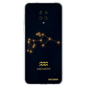 Picasee silikónový prehľadný obal pre Xiaomi Redmi Note 9S - AQUARIUS