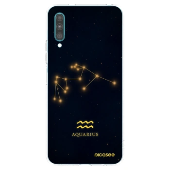 Picasee silikónový prehľadný obal pre Samsung Galaxy A30s A307F - AQUARIUS