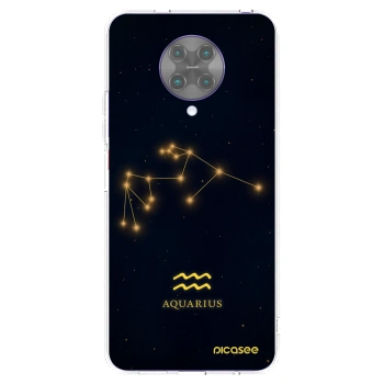 Picasee silikónový prehľadný obal pre Xiaomi Poco F2 Pro - AQUARIUS