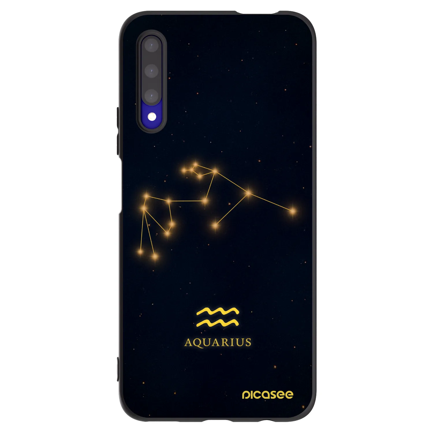 Picasee silikónový čierny obal pre Honor 9X Pro - AQUARIUS