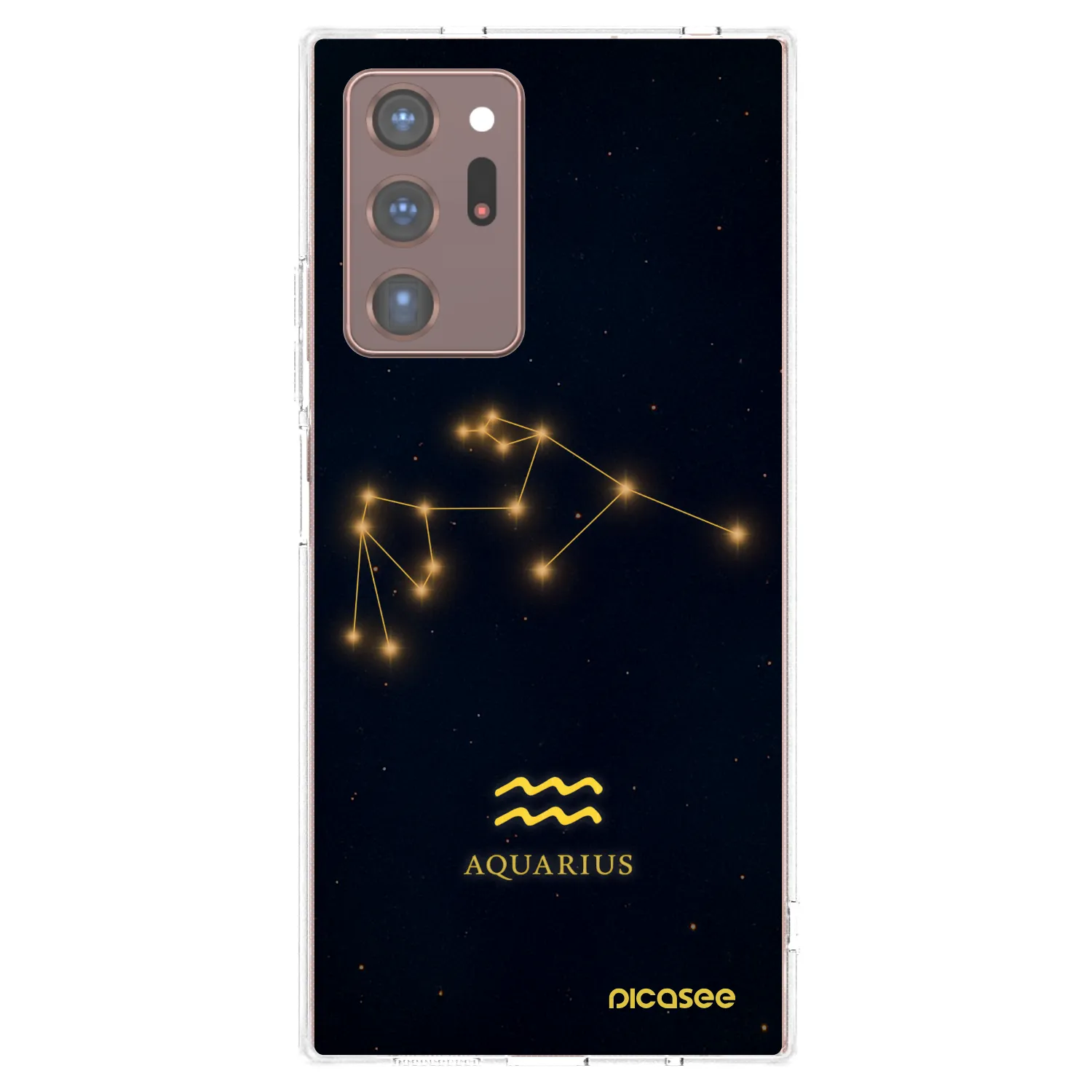 Picasee silikónový prehľadný obal pre Samsung Galaxy Note 20 Ultra - AQUARIUS