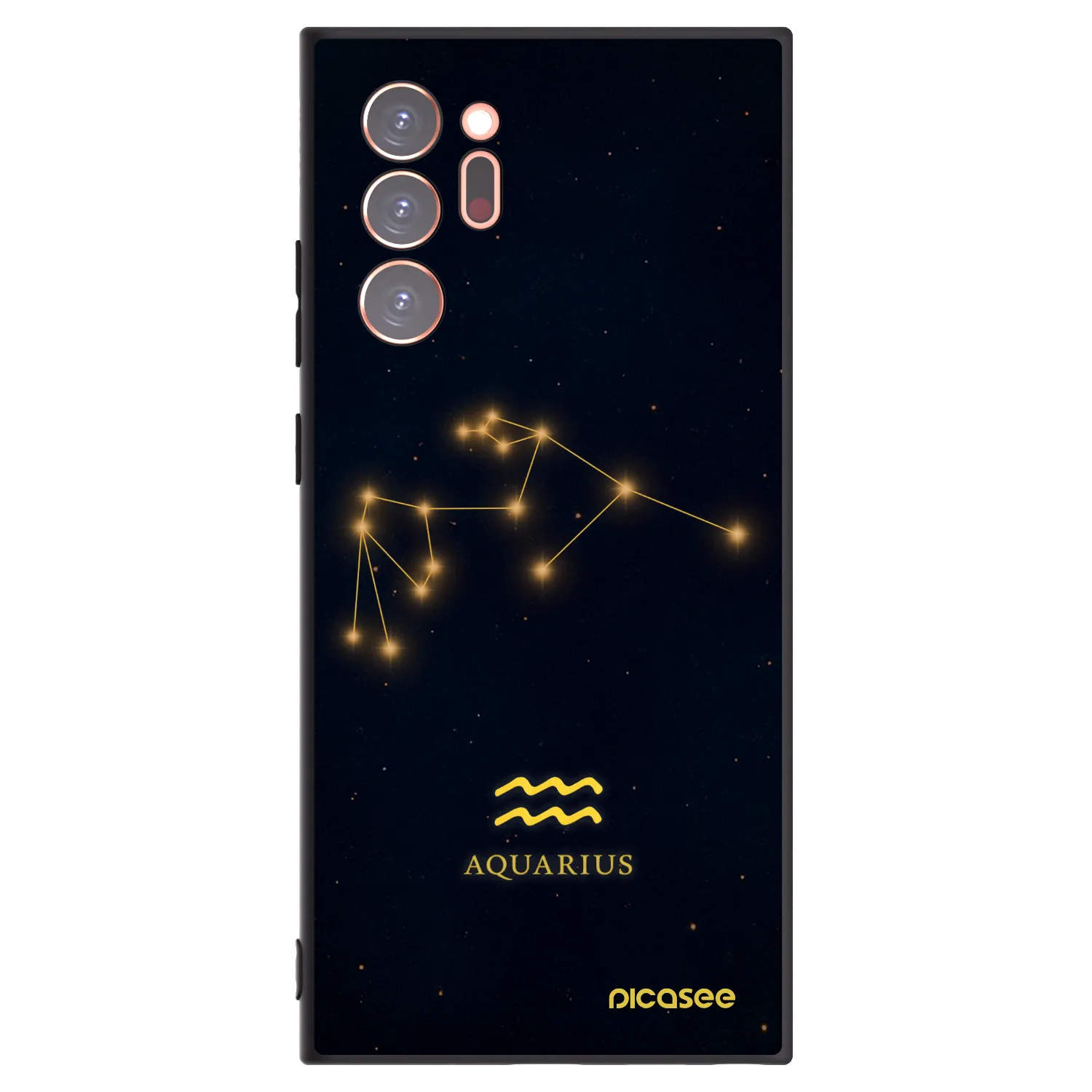 Picasee silikónový čierny obal pre Samsung Galaxy Note 20 Ultra - AQUARIUS