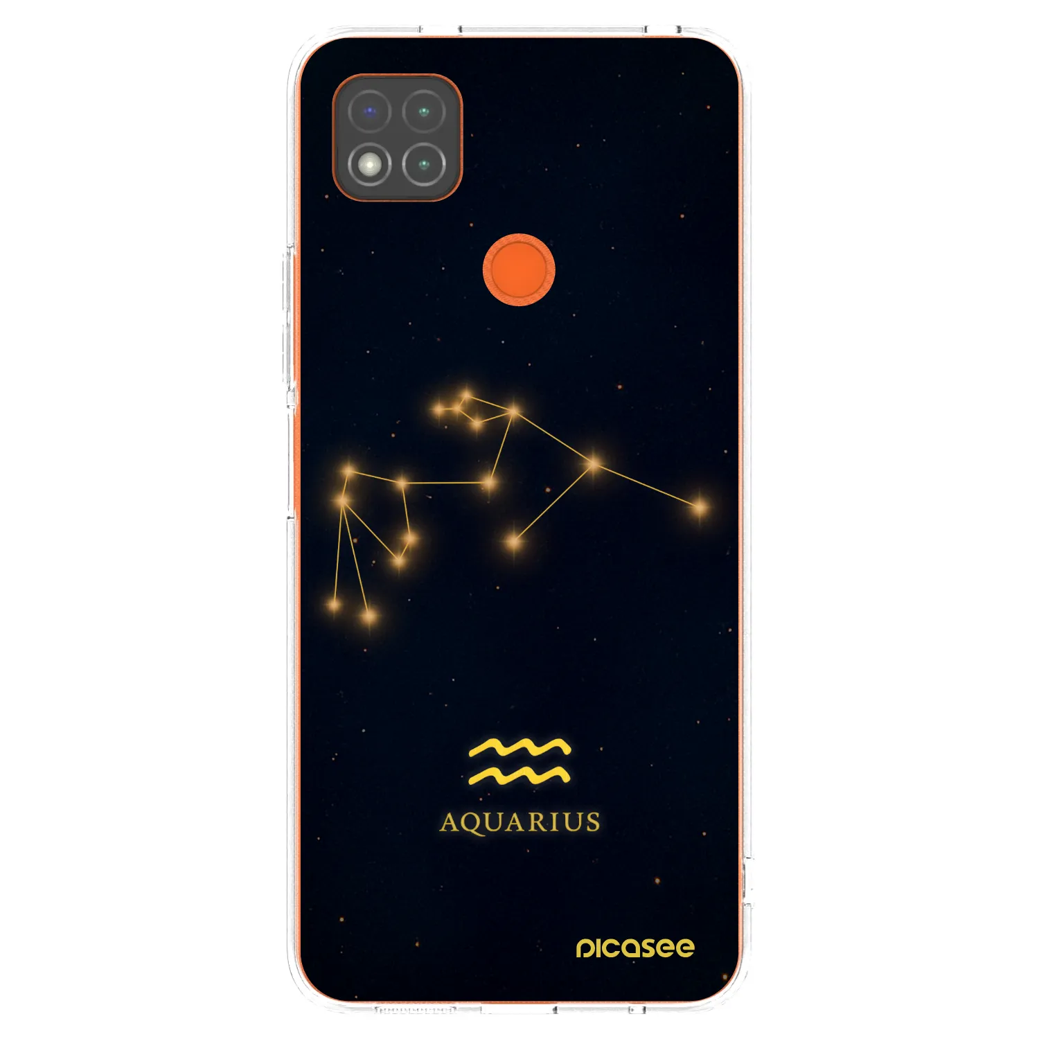 Picasee silikónový prehľadný obal pre Xiaomi Redmi 9C - AQUARIUS