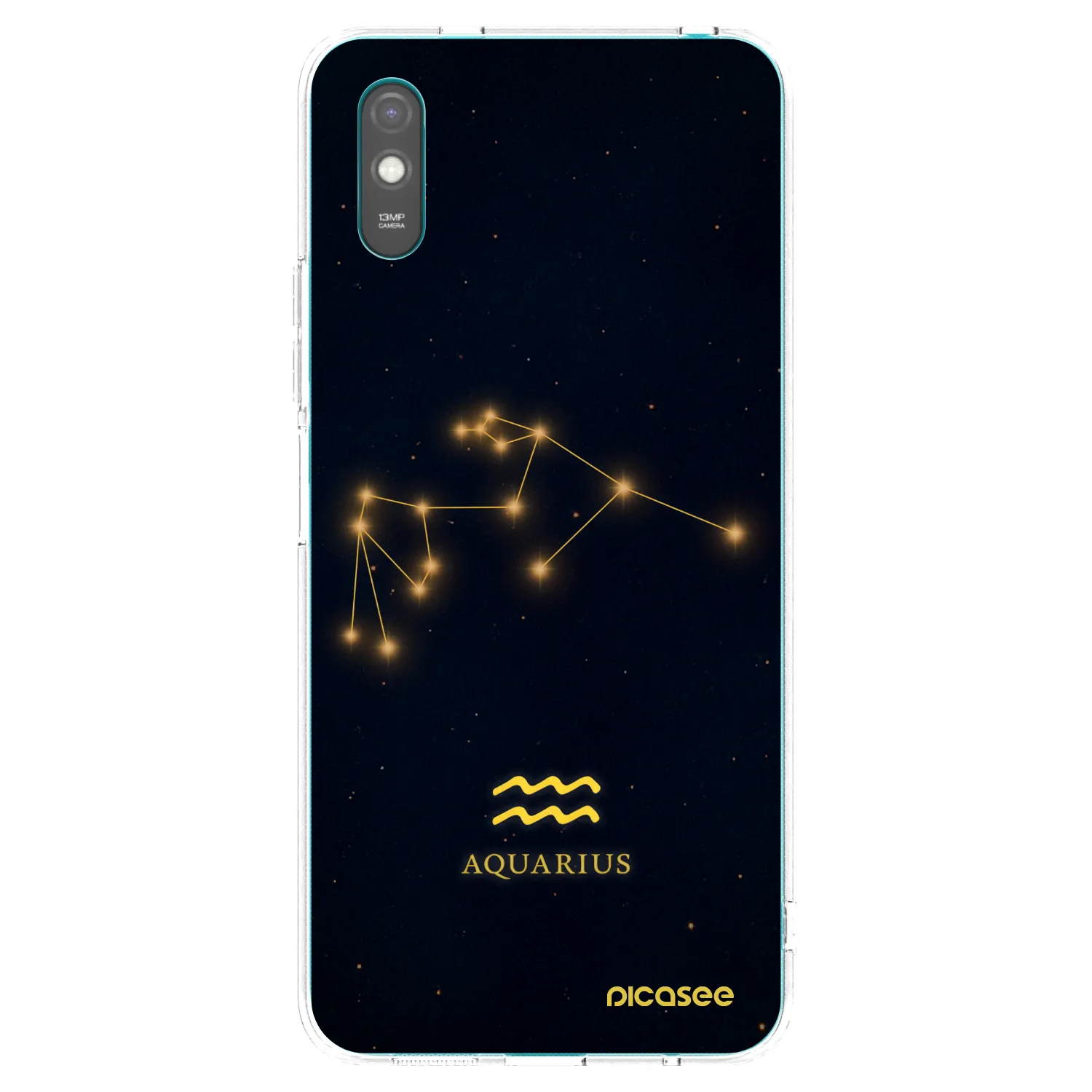 Picasee silikónový prehľadný obal pre Xiaomi Redmi 9A - AQUARIUS