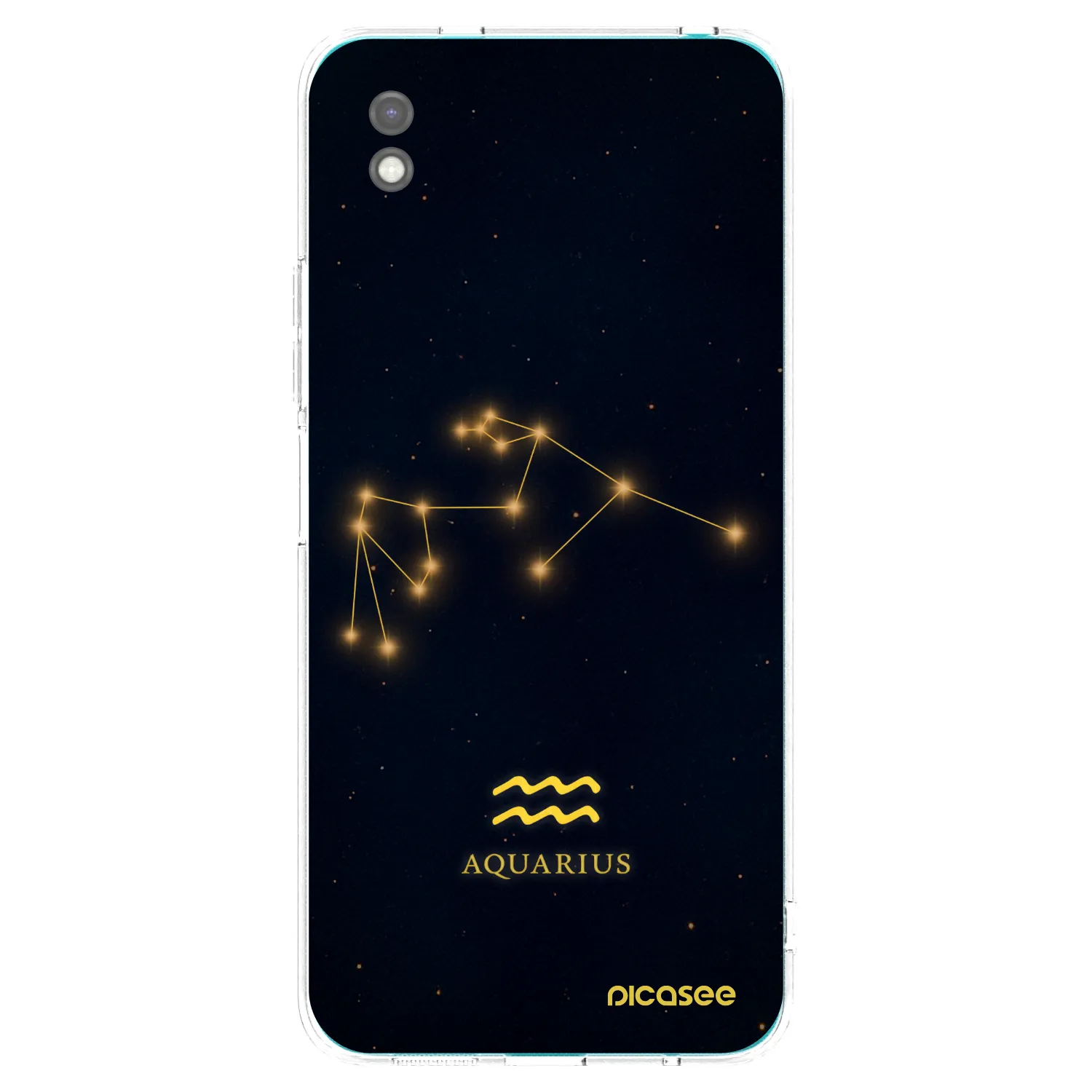 Picasee silikónový čierny obal pre Xiaomi Redmi 9A - AQUARIUS