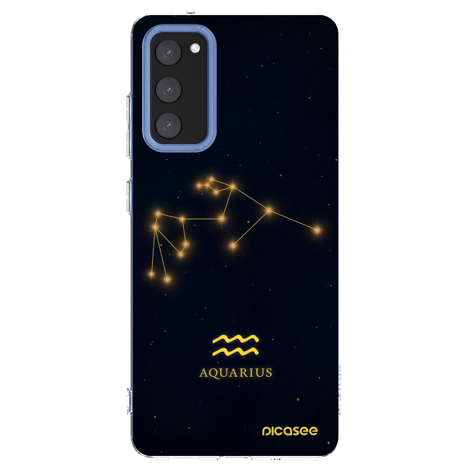 Picasee silikónový prehľadný obal pre Samsung Galaxy S20 FE - AQUARIUS