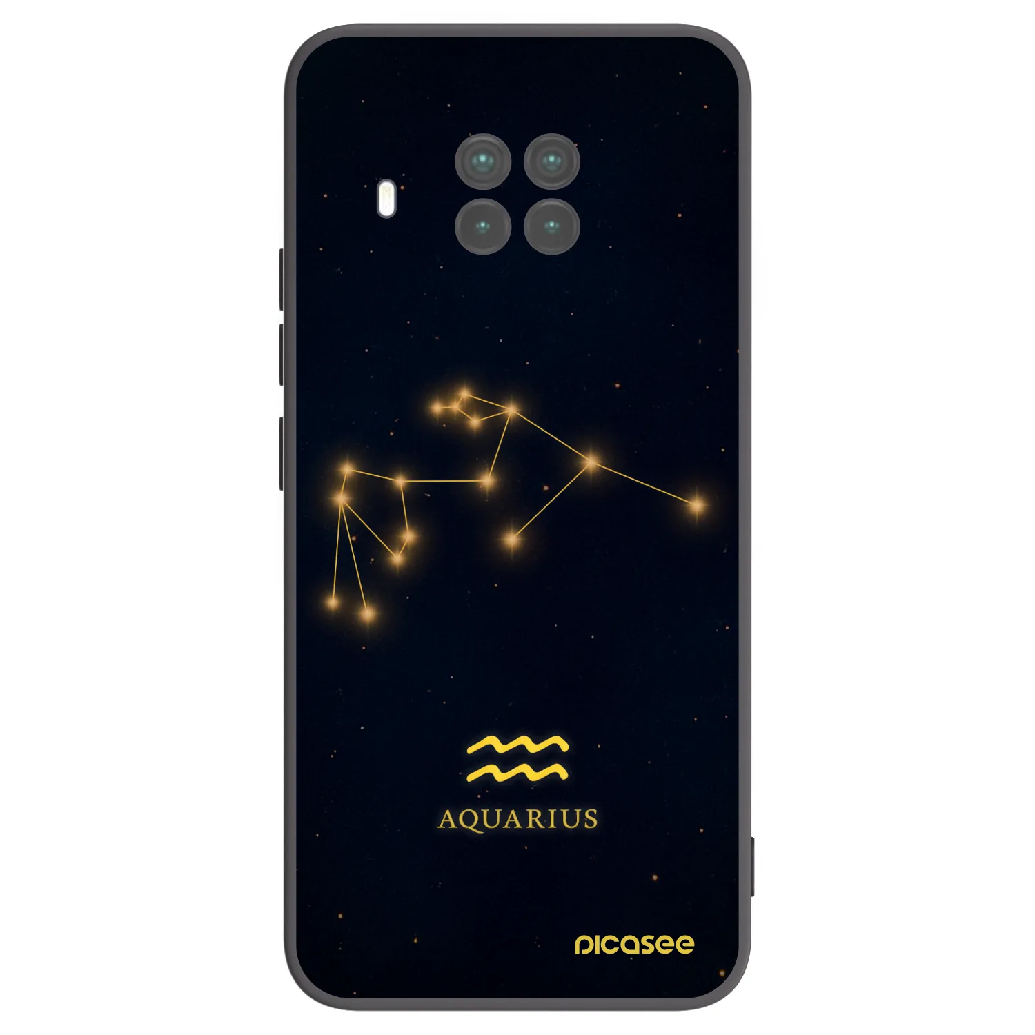 Picasee silikónový čierny obal pre Xiaomi Mi 10T Lite - AQUARIUS