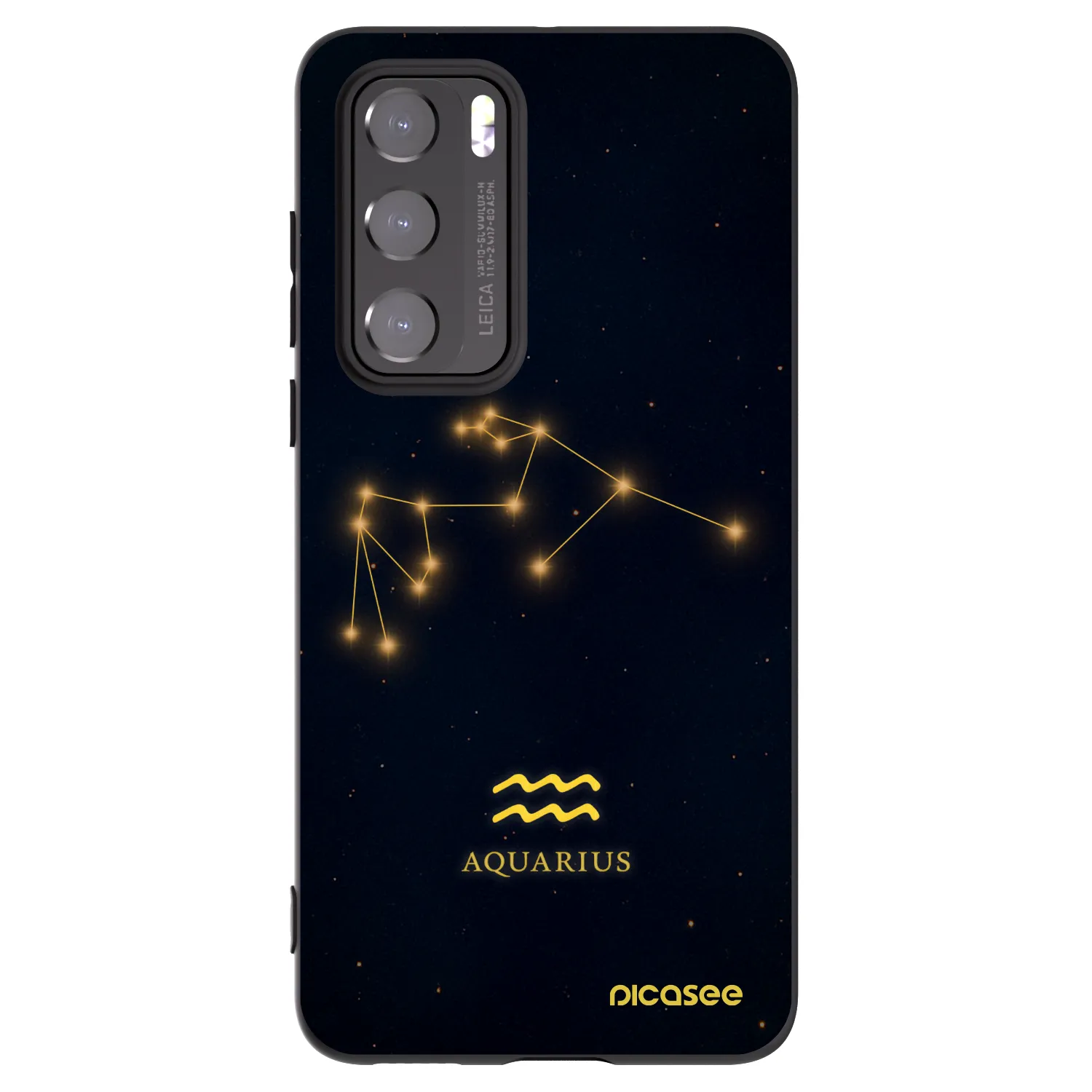 Picasee silikónový čierny obal pre Huawei P40 - AQUARIUS