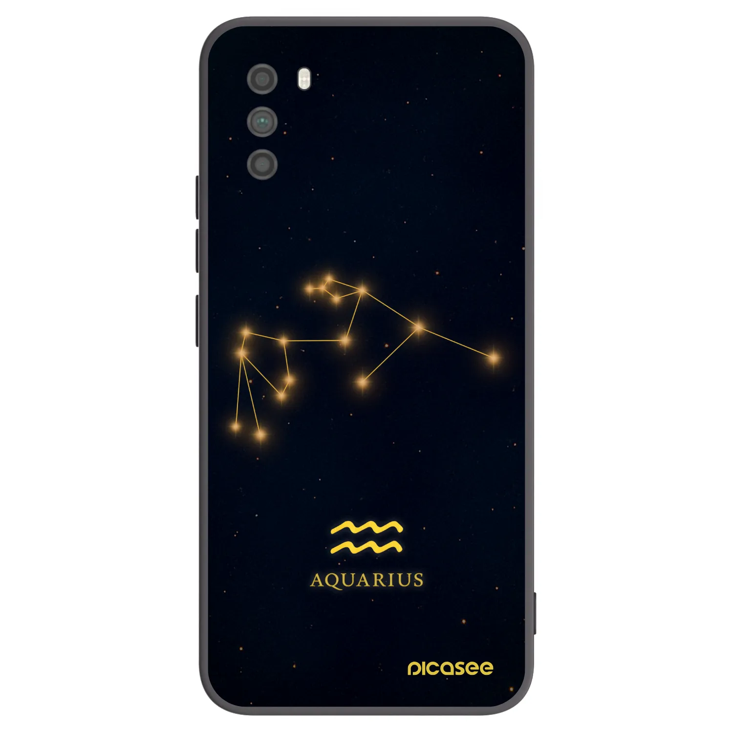 Picasee silikónový čierny obal pre Xiaomi Poco M3 - AQUARIUS
