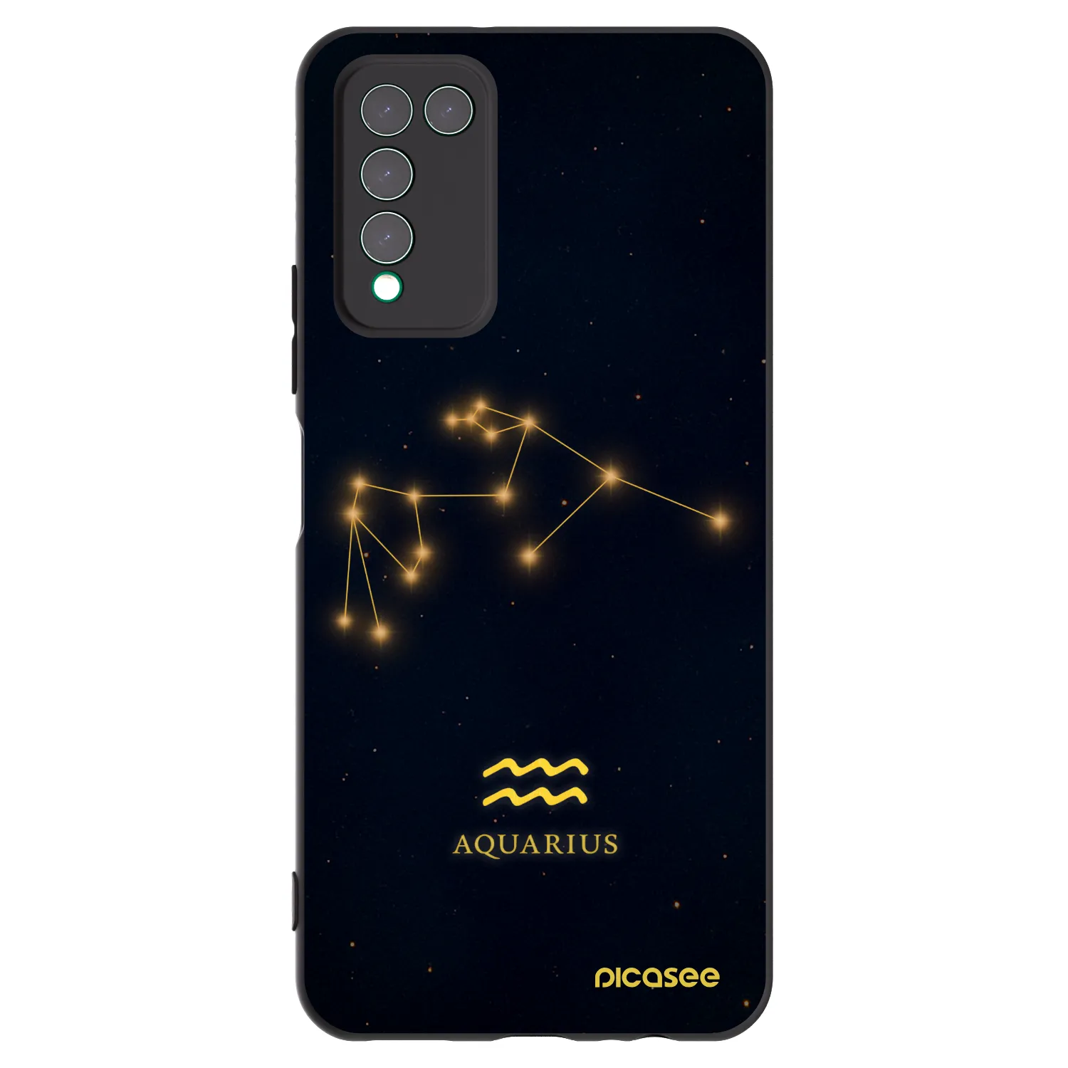 Picasee silikónový čierny obal pre Honor 10X Lite - AQUARIUS