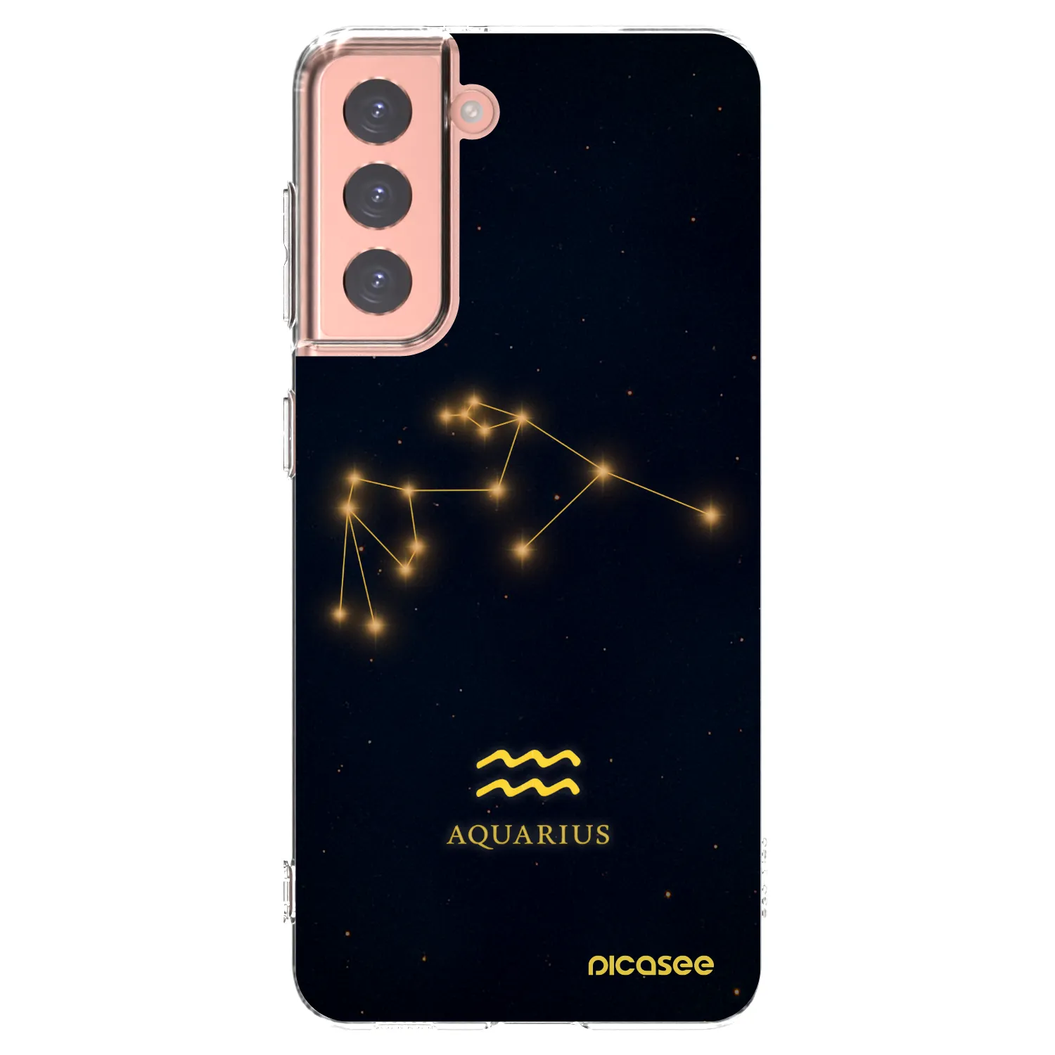 Silikónový prehľadný obal pre Samsung Galaxy S21 5G G991B - AQUARIUS