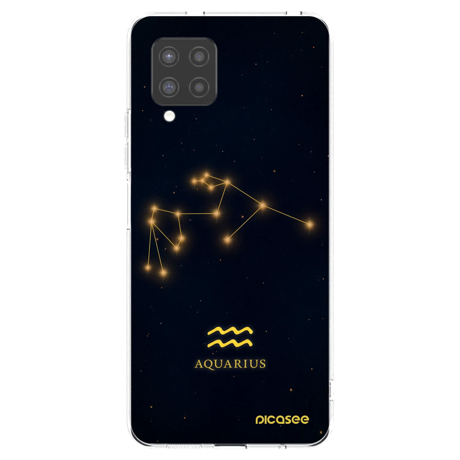 Picasee silikónový prehľadný obal pre Samsung Galaxy A42 A426B - AQUARIUS