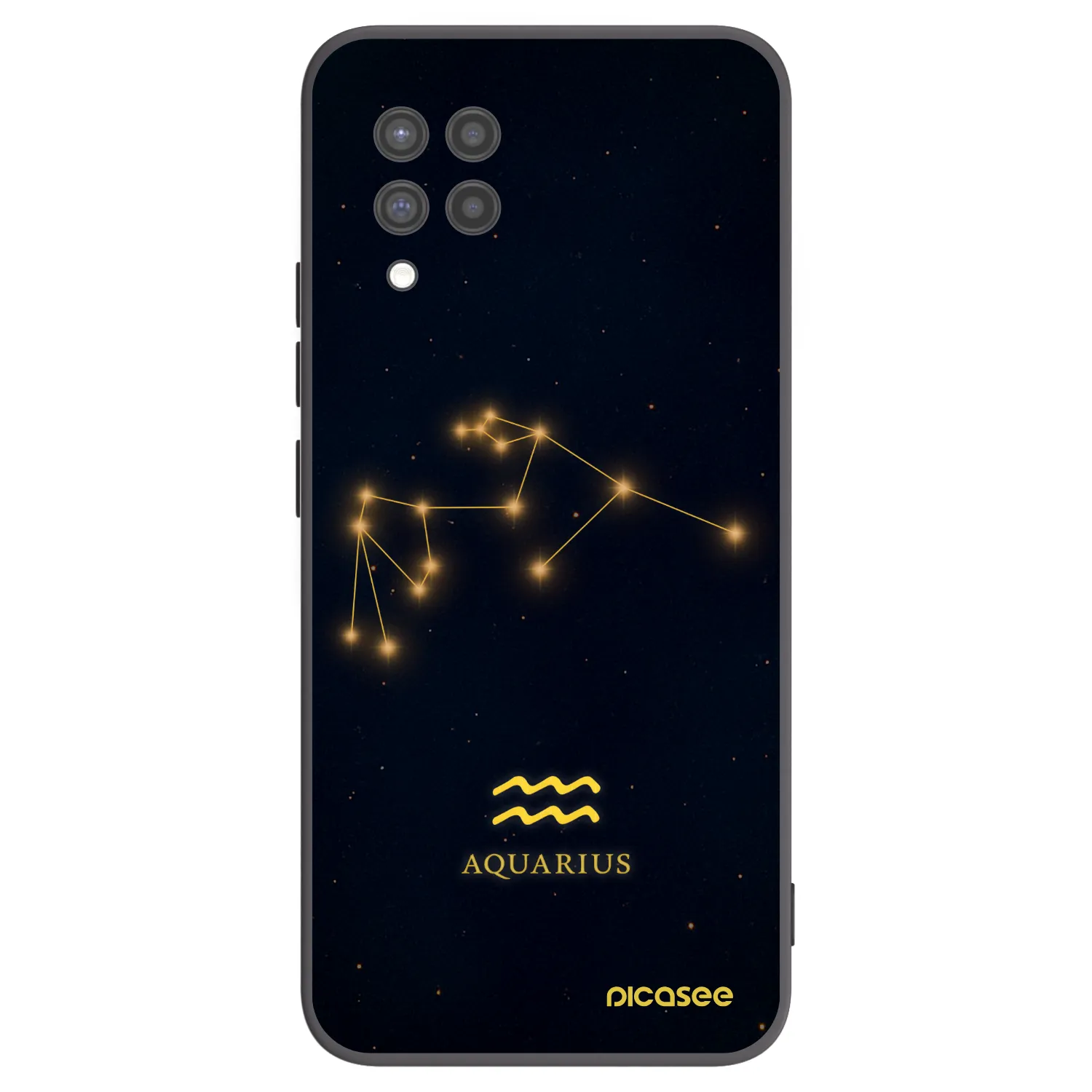 Picasee silikónový čierny obal pre Samsung Galaxy A42 A426B - AQUARIUS