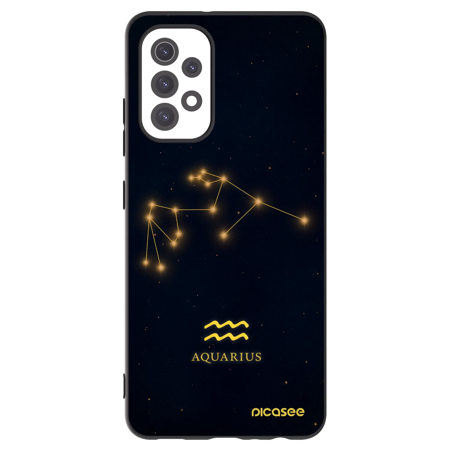Picasee silikónový čierny obal pre Samsung Galaxy A32 5G A326B - AQUARIUS