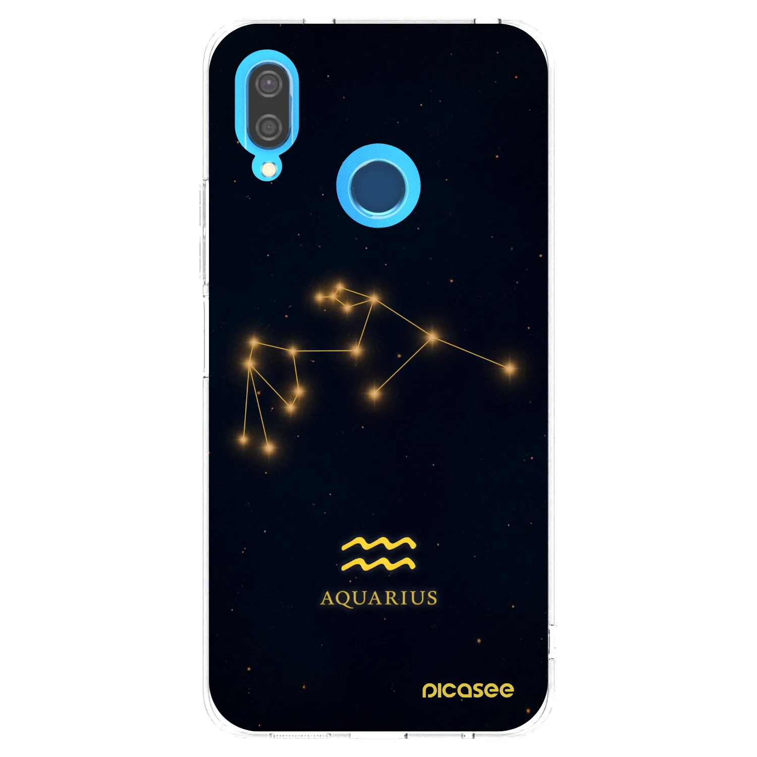 Picasee silikónový prehľadný obal pre Huawei P20 Lite - AQUARIUS