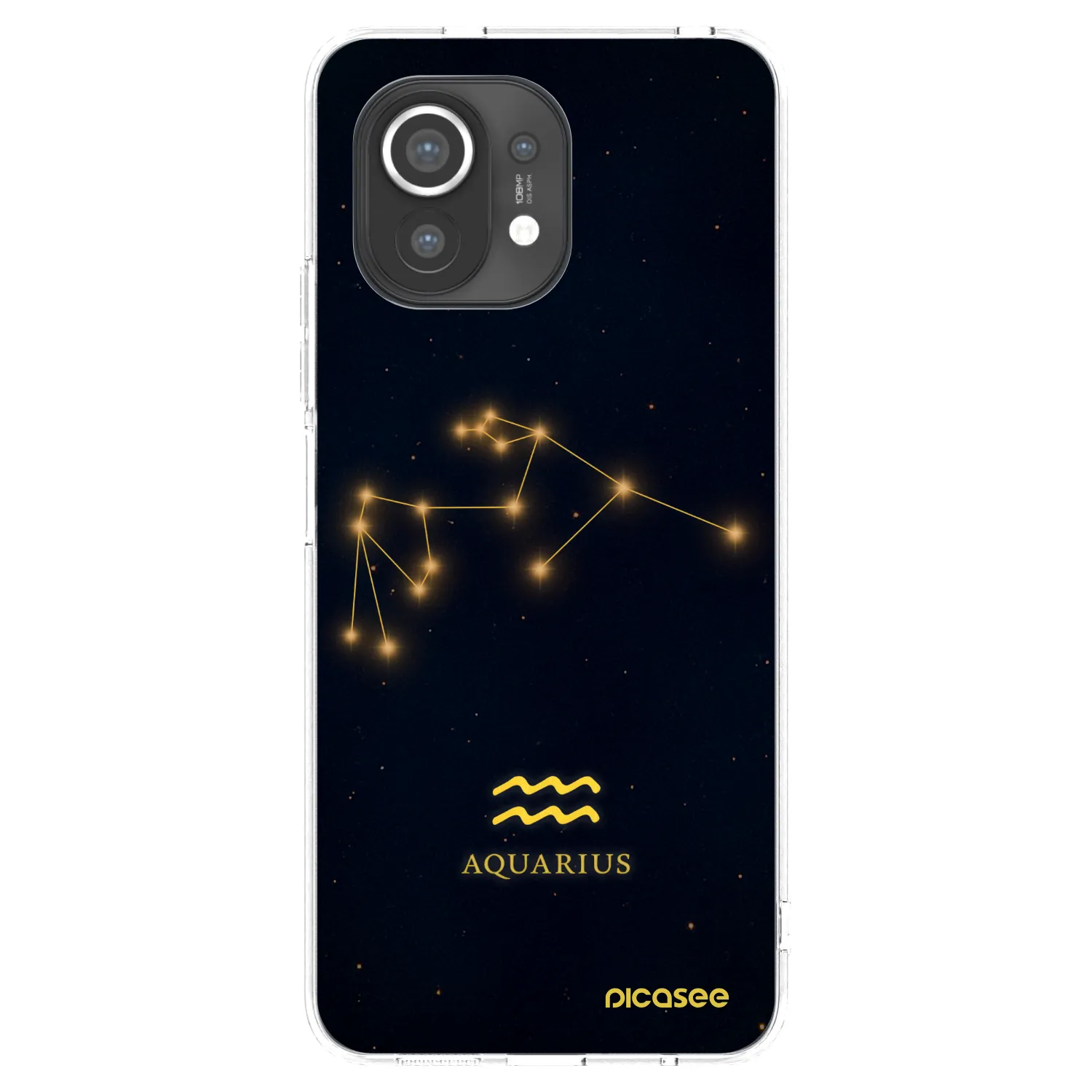 Picasee silikónový prehľadný obal pre Xiaomi Mi 11 - AQUARIUS