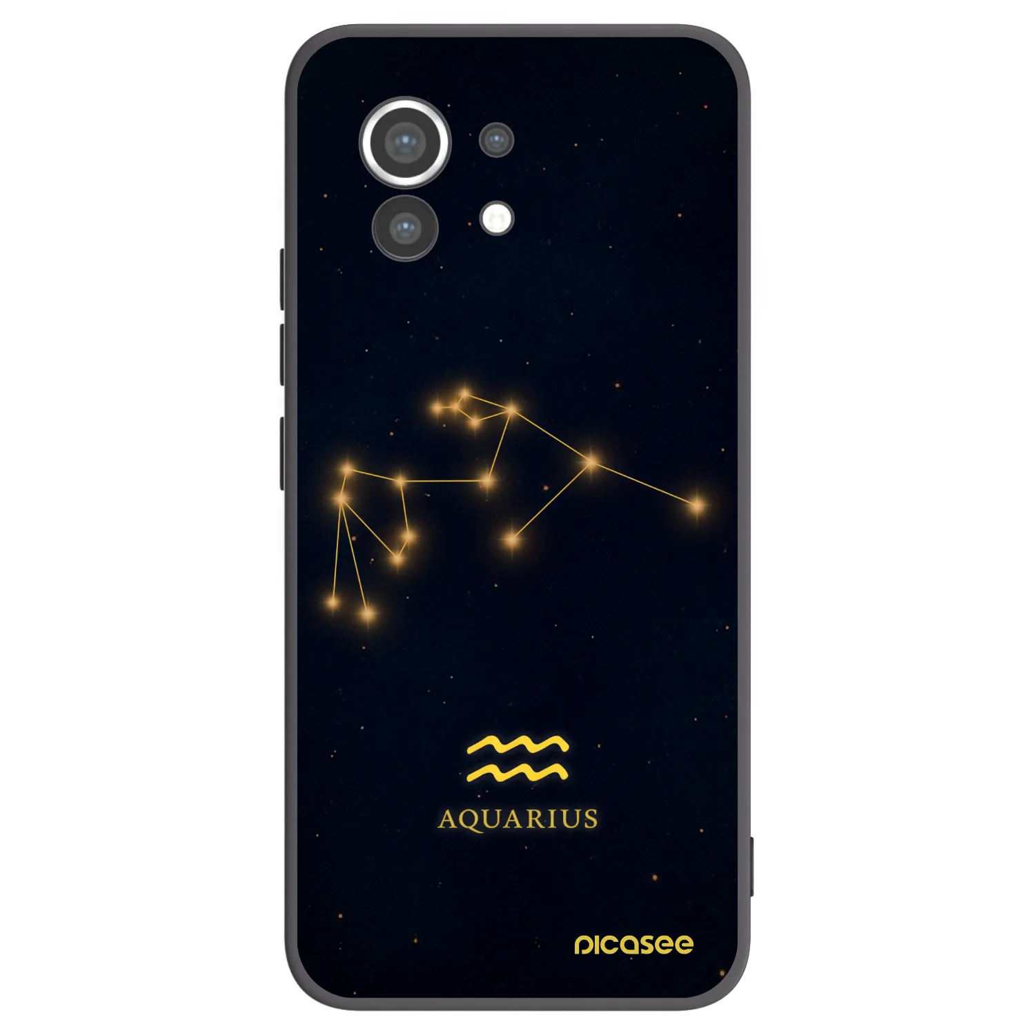 Picasee silikónový čierny obal pre Xiaomi Mi 11 - AQUARIUS