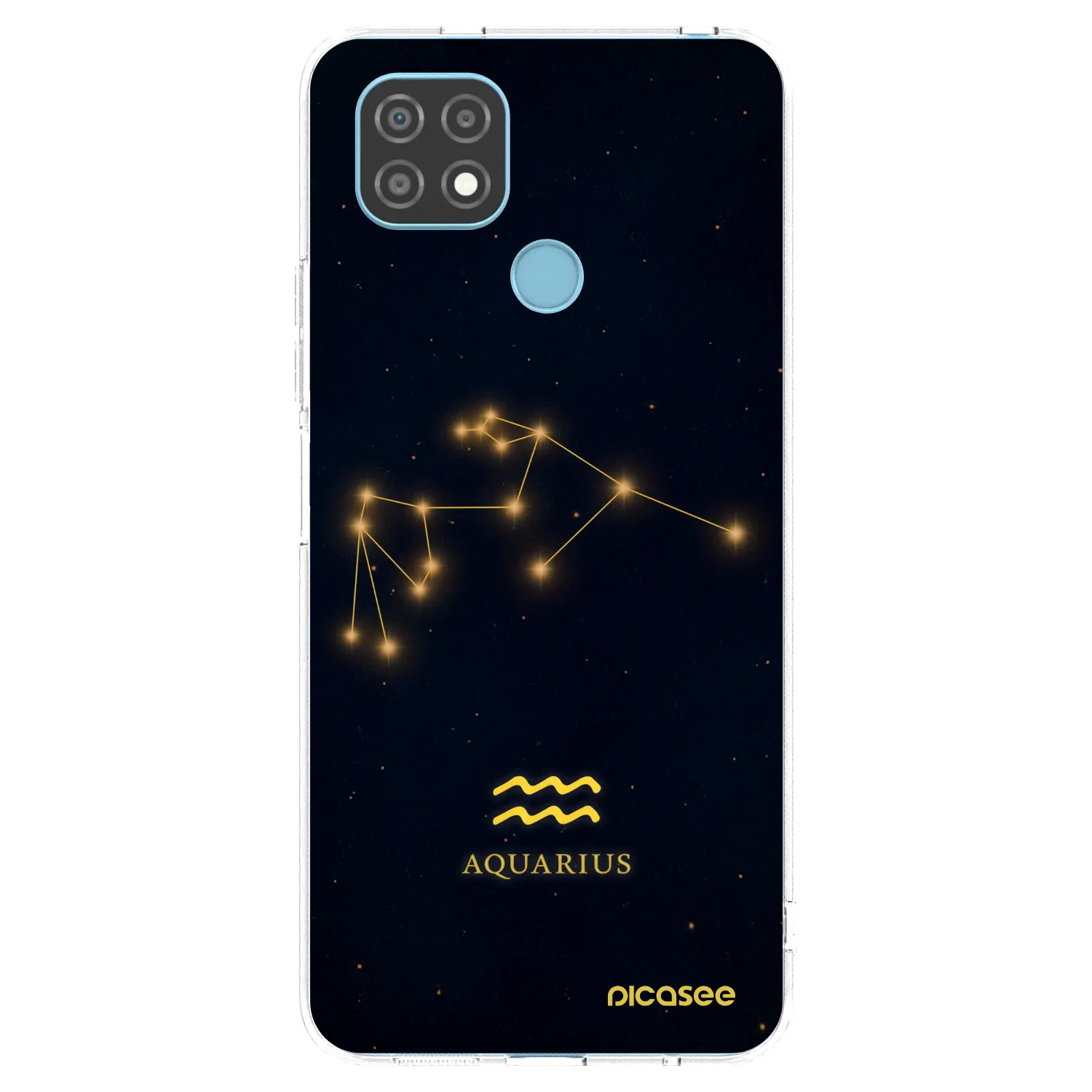 Picasee silikónový prehľadný obal pre Realme C21 - AQUARIUS