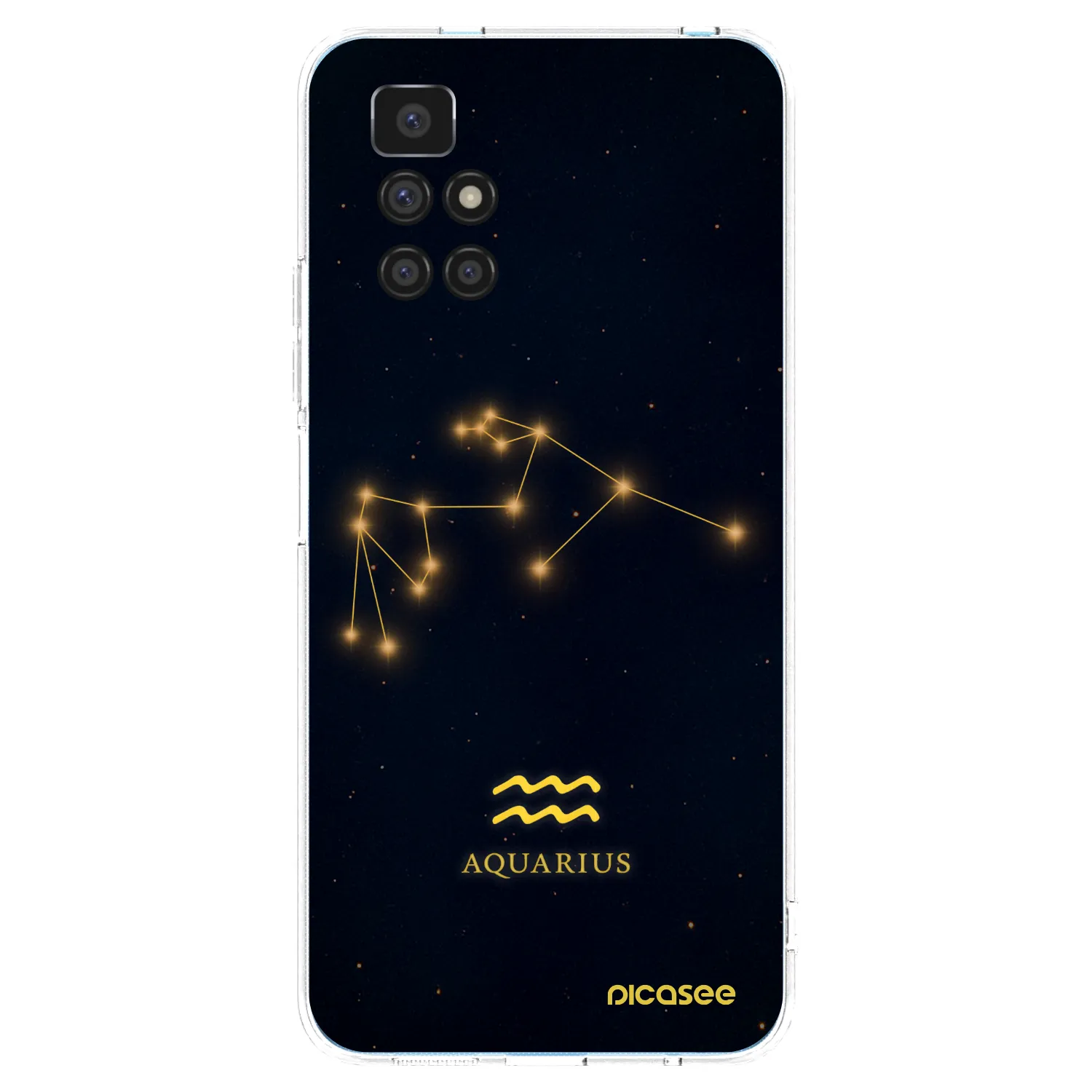 Picasee silikónový prehľadný obal pre Xiaomi Redmi 10 - AQUARIUS