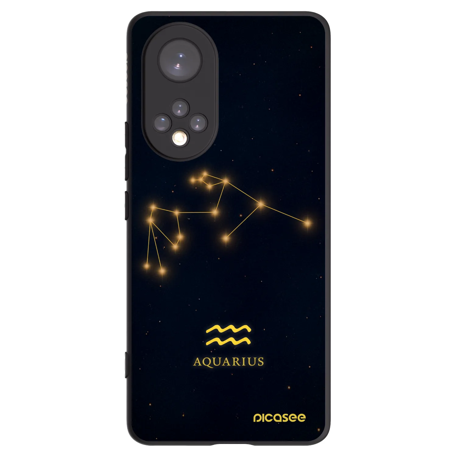 Picasee silikónový čierny obal pre Honor 50 5G - AQUARIUS